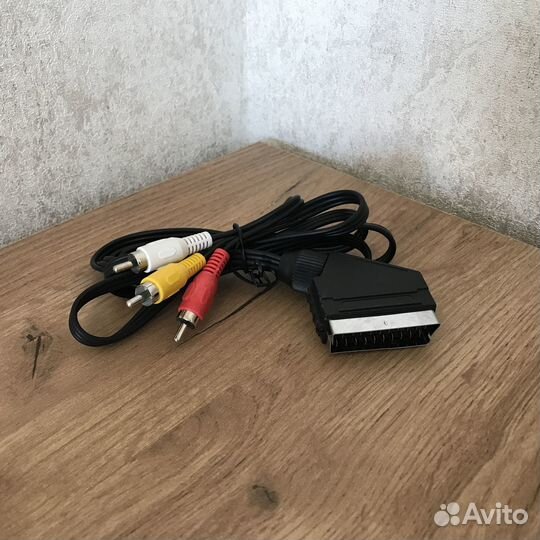 Шнур соединительный A/B scart - 3RCA