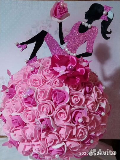 Ночник Кукла Принцесса и много букетов