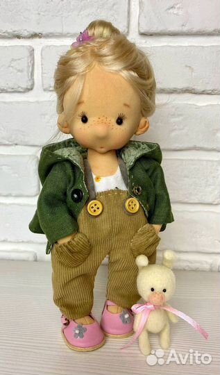 Куколка текстильная (щекастик)