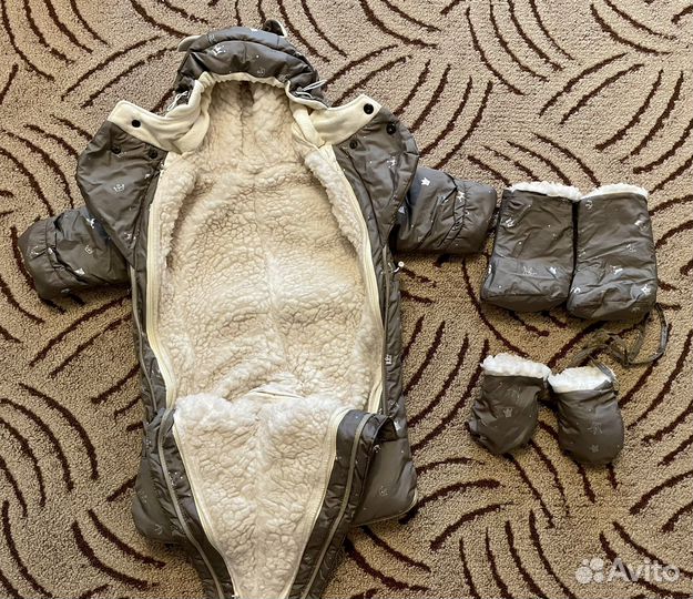 Зимний комбинезон-конверт