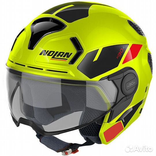 Nolan N30-4 T blazer 033 Yellow Motorcycle Jet Мот