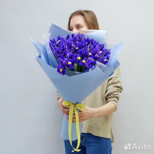 Цветы ирисы букет с доставкой