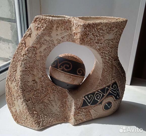 Ваза для цветов керамика греческая терракот
