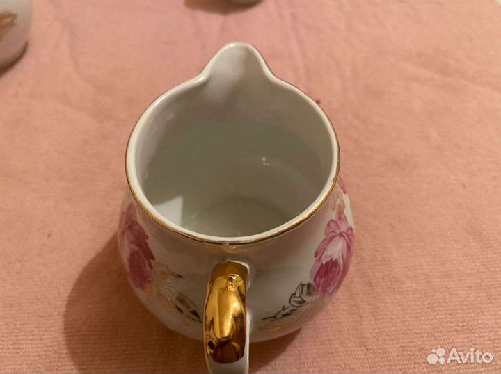 Молочник-сливочник, солонка, сахарница