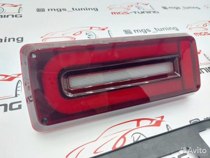 Фонари диодные, затемненные Mercedes G-class W463