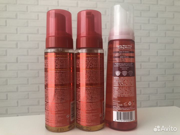 Косметика для кудрявых Cantu и Creme of nature