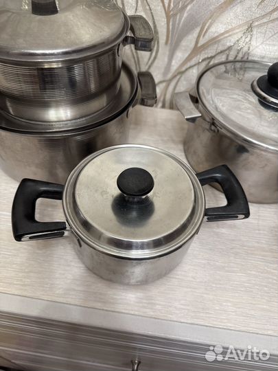 Посуда нержавейка СССР для дачи
