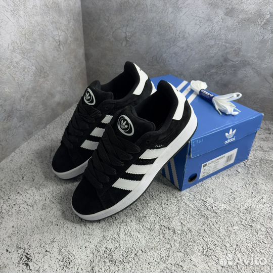 Кроссовки adidas campus черные размеры 42-45