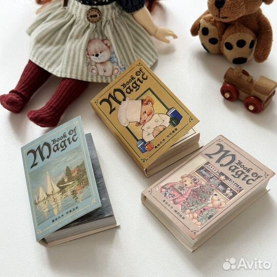 Кукольная миниатюра книги, для румбоксов