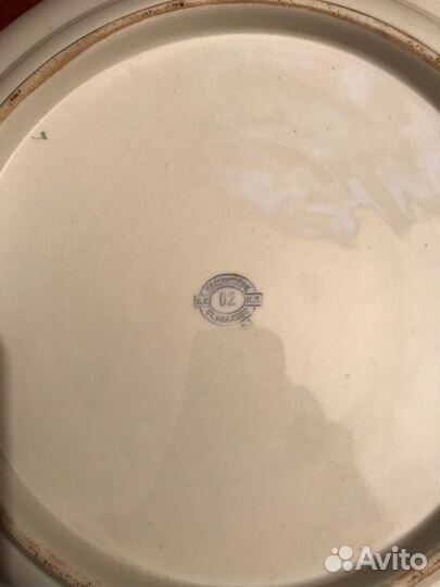 Блюдо керамическое 30 см (Коминтерн до 1940г)