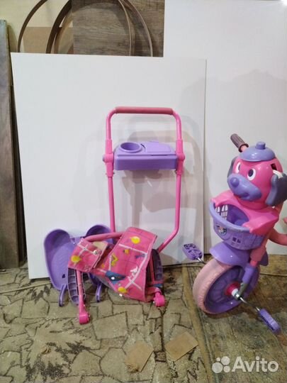 Детский трехколесный велосипед бу чижик