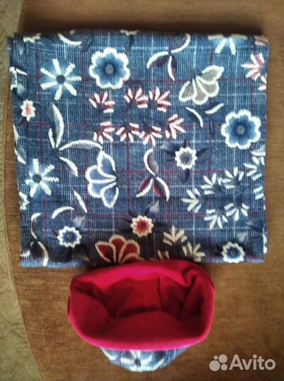 Комплект шапка и снуд женский