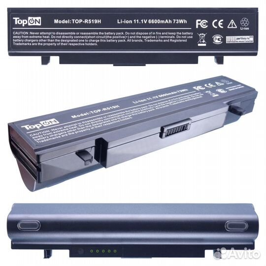 Аккумулятор TOP-R519H 11.1V 6600mAh 73Wh для ноутб