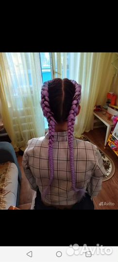 Косы с канекалоном и без