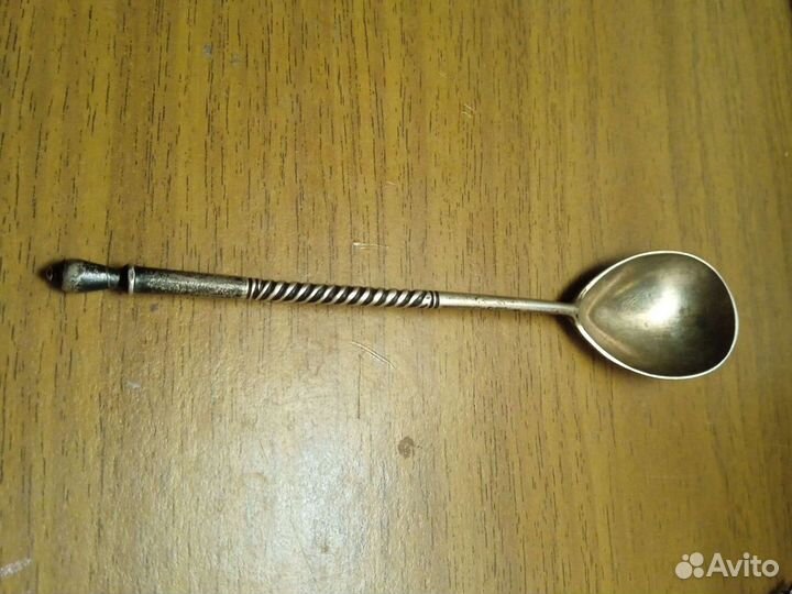 Ложка десертная серебро