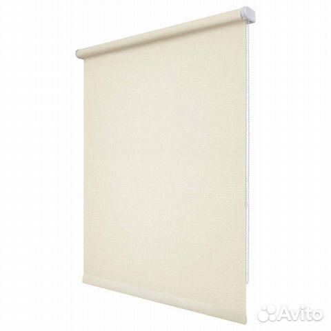 Штора рулонная 60 х175 см «Плайн», цвет сливочный