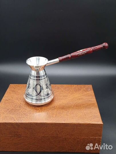 Серебряная турка. (875 проб)