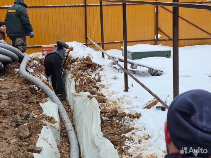 Дренажные работы/ установка септика под ключ