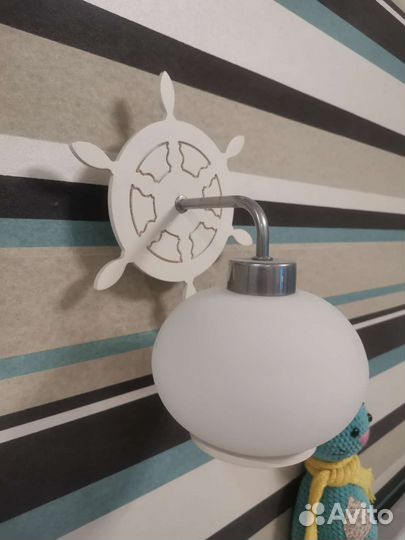 Светильник настенный и люстра комплект