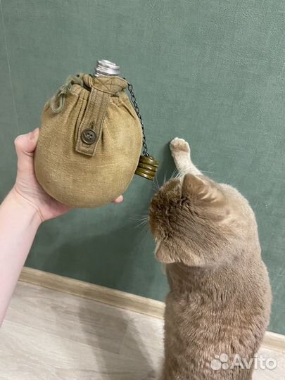 Фляга армейская с чехлом