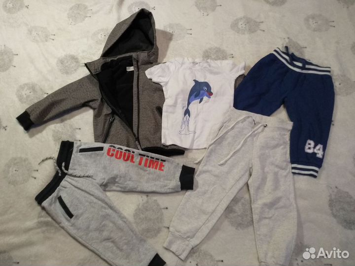 Пакеты вещей 98р для мальчика