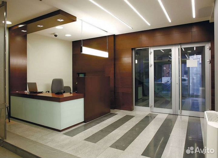 Алюминиевые двери новые