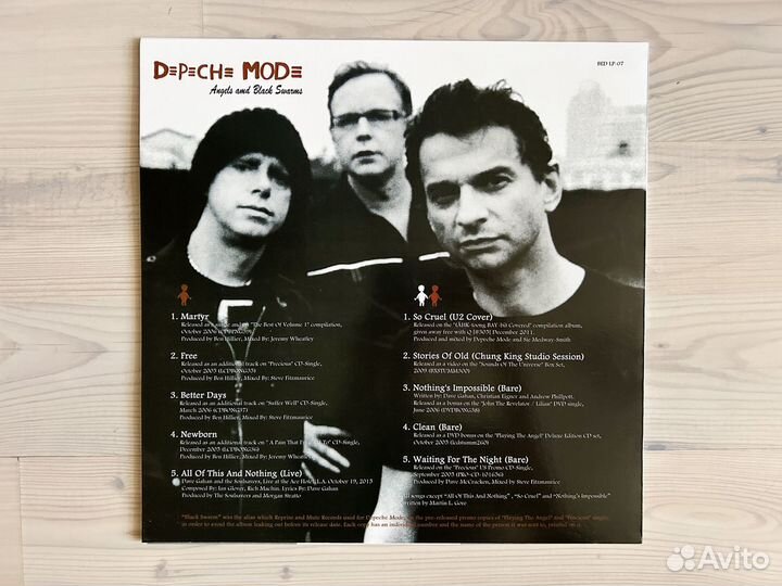 Винил Depeche Mode – Angels And Black Swarms