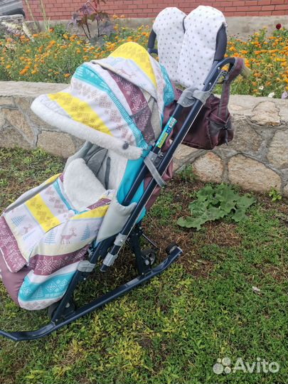 Коляска санки