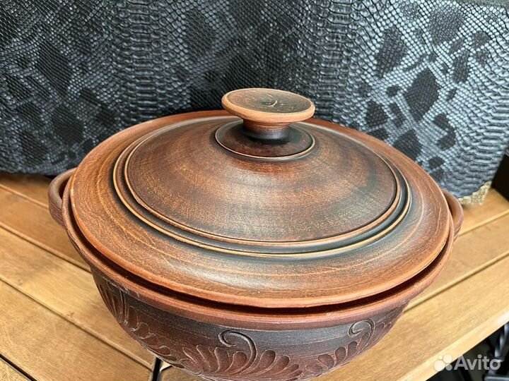 Шашлычница глиняная