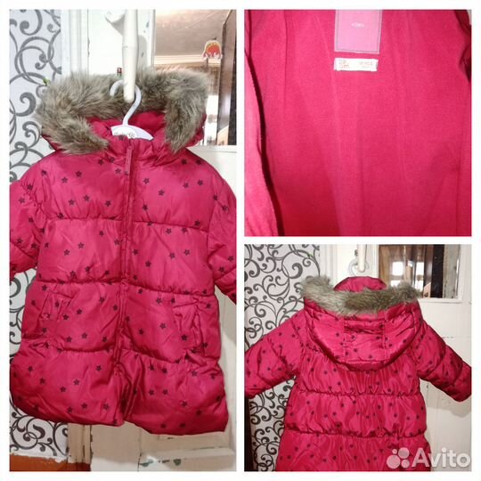 Новые куртки разные для девочек на рост 65-95 см