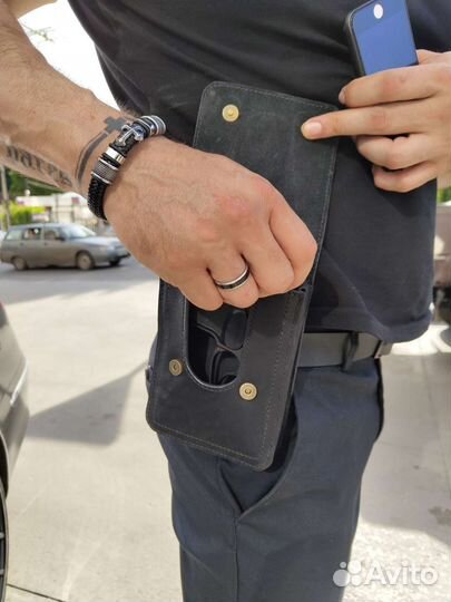 Сумка кобура для пм пистолета ручная работа