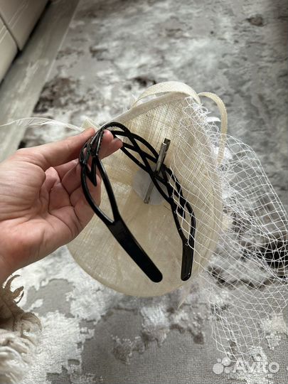Вуалетка, шляпка, украшение, ободок. Свадебный