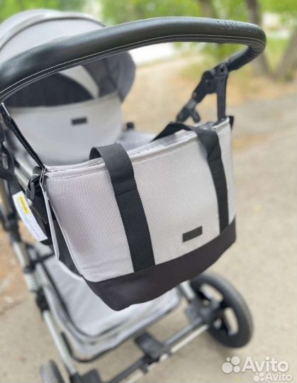 Коляска 2/1 трансформер Luxmom 558; зима - лето