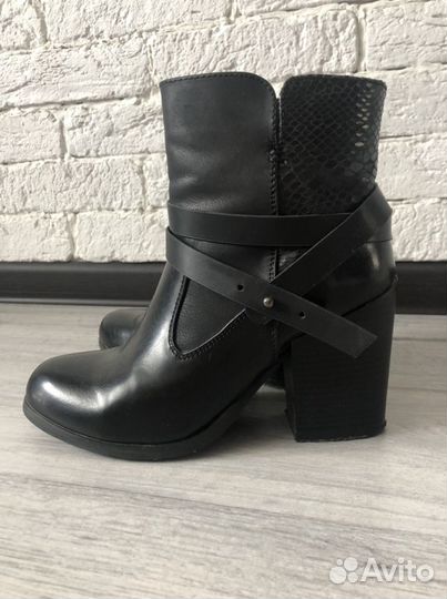 Ботильоны кожа