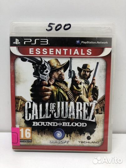 Диск Call of Juarez Bound in blood для PS3