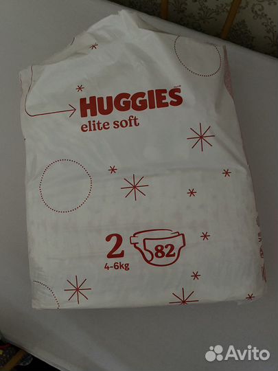 Подгузники huggies elite soft 2