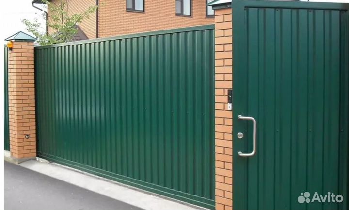 Забор из профлиста под ключ под ключ