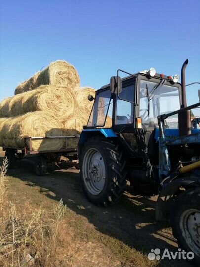 Сено в рулонах