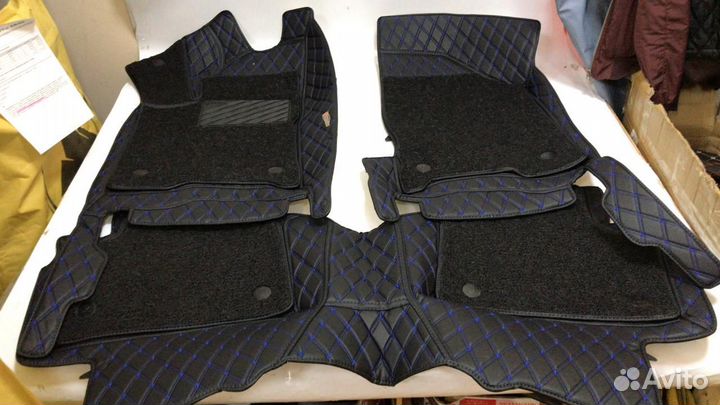 3D Коврики Geely Atlas Pro из Экокожи