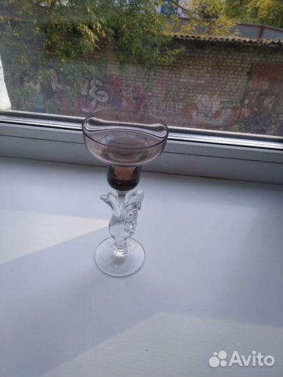 Подсвечник лебедь