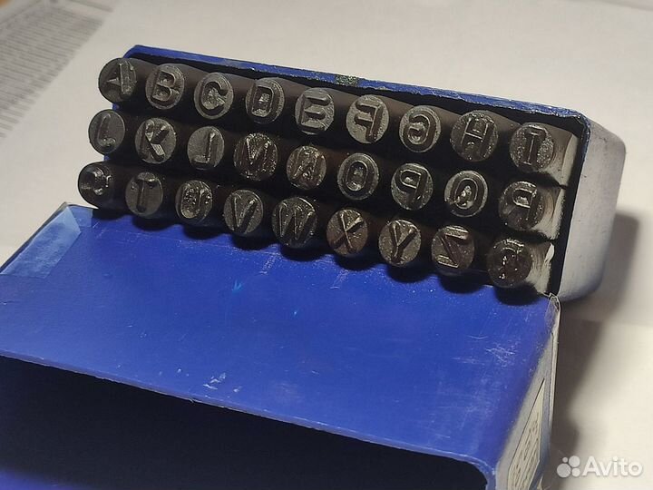 Набор клейм латинских 5 мм