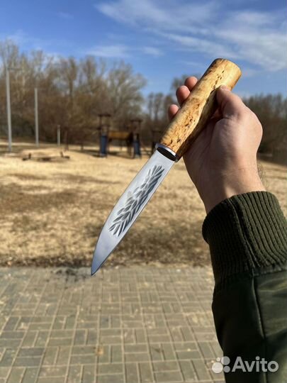 Нож якутский охотничий