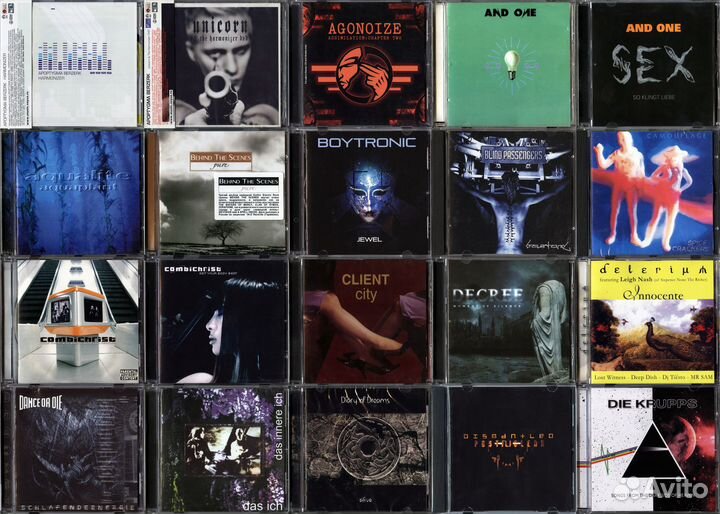 CD Компакт диски Synth, EBM, Industrial, Metal