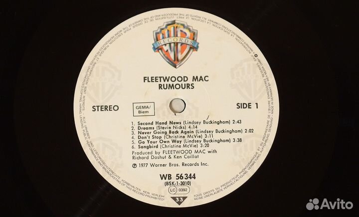 Виниловая пластинка Fleetwood Mac – Rumours