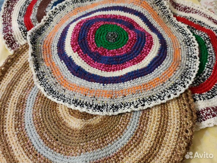 Коврики вязаные