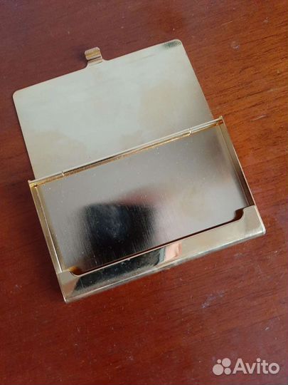 Визитница металлическая