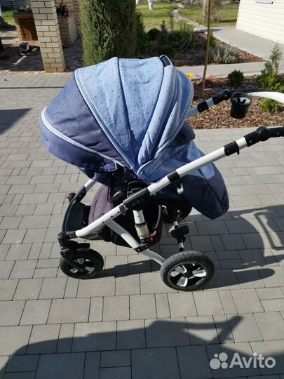Коляска adamex 3 в 1 бу