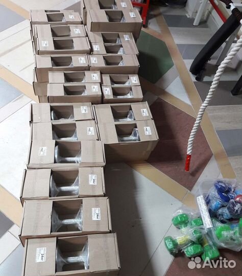 Гантели стальные оцинкованные в ассортименте