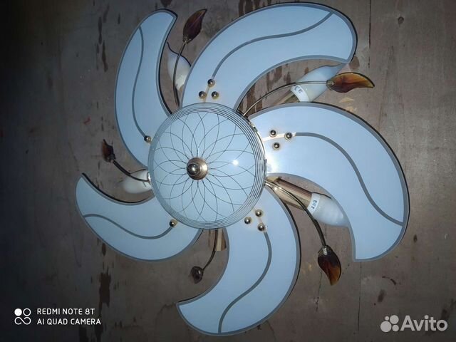 Люстра потолочная бу 6 цоколей