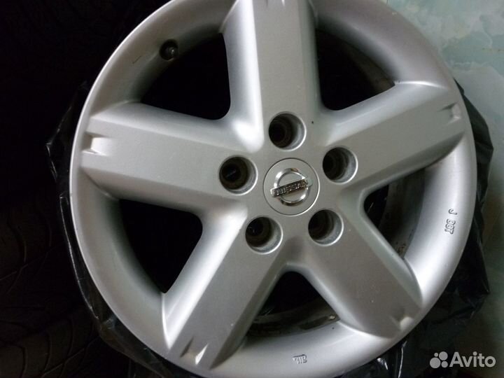 Литые диски r16 на nissan x trail qashqai оригинал